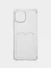 Прозрачный чехол для Huawei Nova Y61 Хуавей Нова У61 прозрачный, с карманом для карты