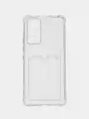 Прозрачный чехол для Xiaomi 12 Lite / Сяоми 12 Лайт прозрачный, с карманом для карты