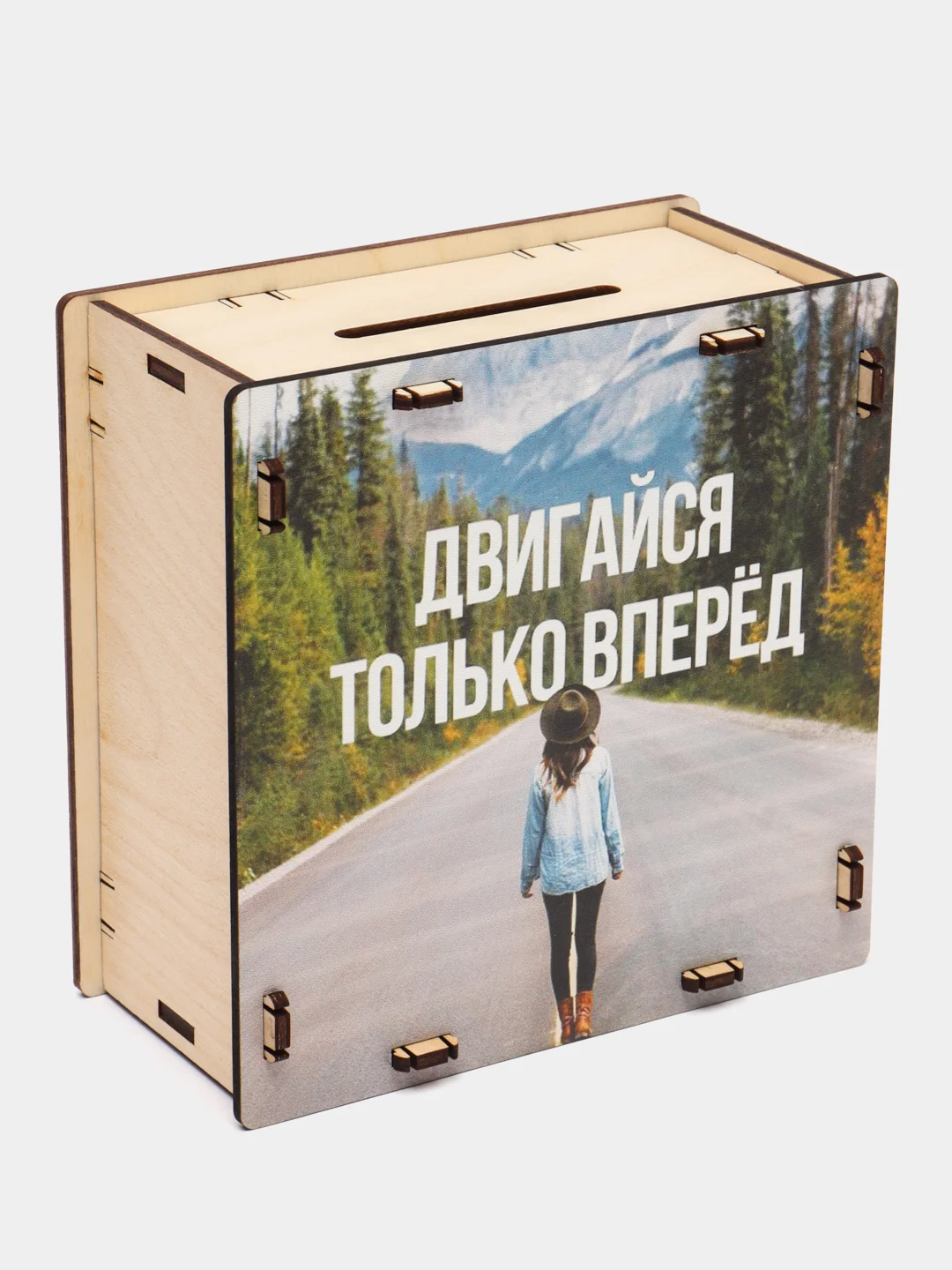 Алый деревянная копилка из тик тока 50500