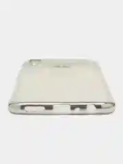 Серебряный силиконовый прозрачный с  окантовкой чехол Huawei y 9 2019