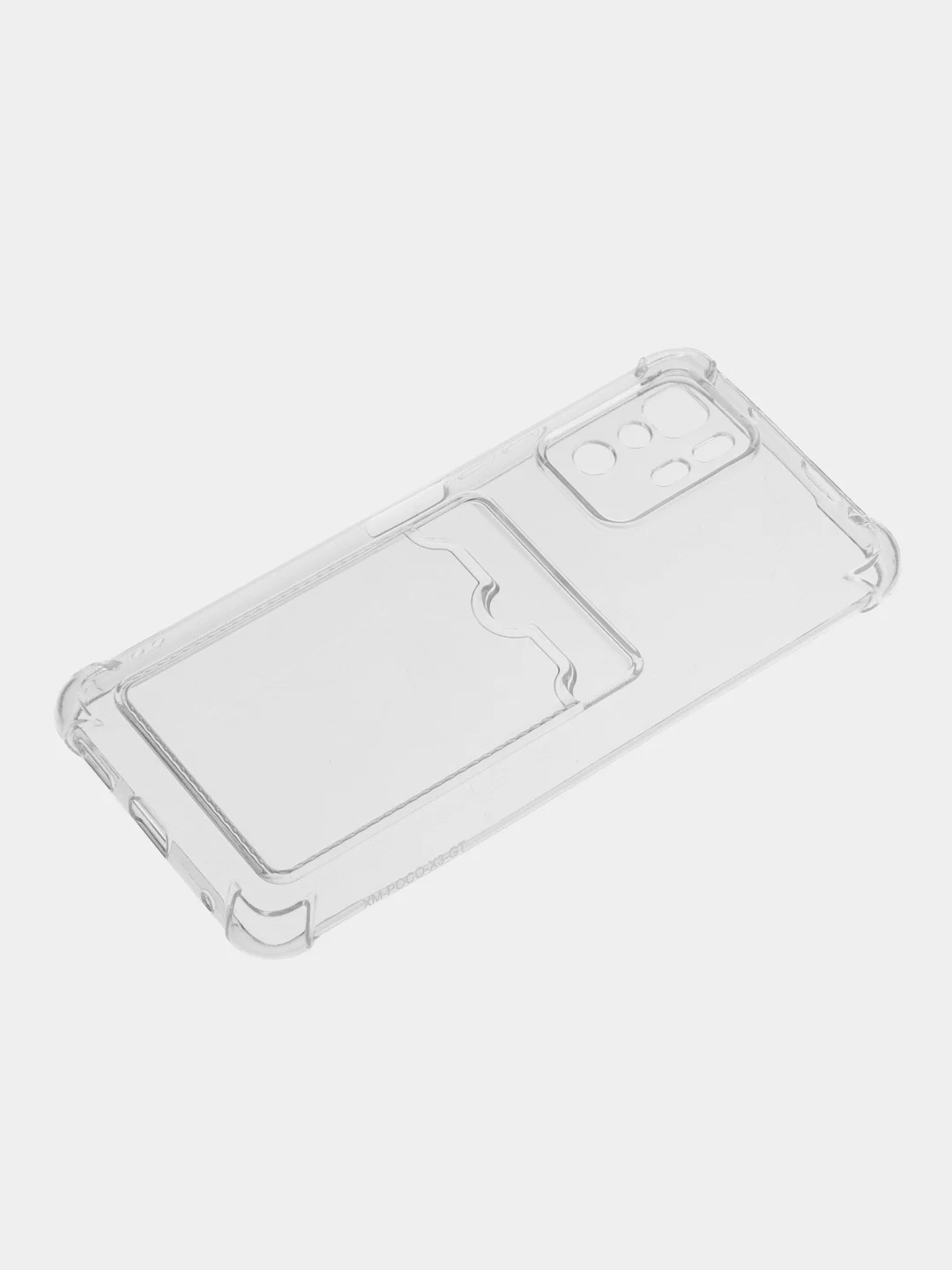 Прозрачный чехол для Xiaomi Poco X3 GT, Redmi Note 10 Pro 5G прозрачный, с карманом для карты