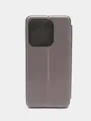 Серый чехол-книжка для Tecno Spark Go 2023 / Infinix Smart 7 / Smart 7 Plus / Tecno Pop 7 Pro