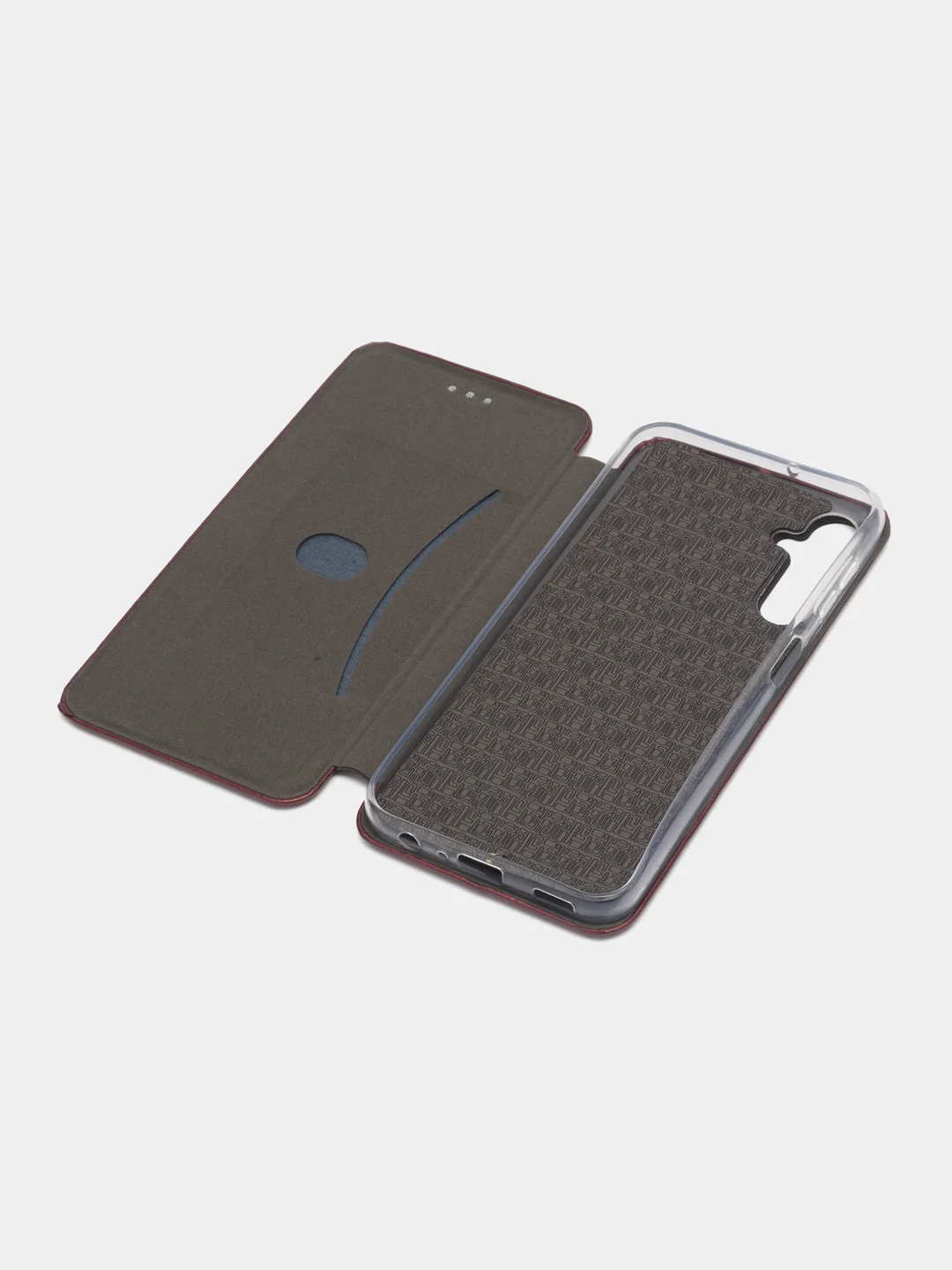 Багровый чехол-книжка для Samsung Galaxy A24 (Самсунг Галакси А24)