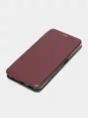 Багровый чехол-книжка для Samsung Galaxy A24 (Самсунг Галакси А24)