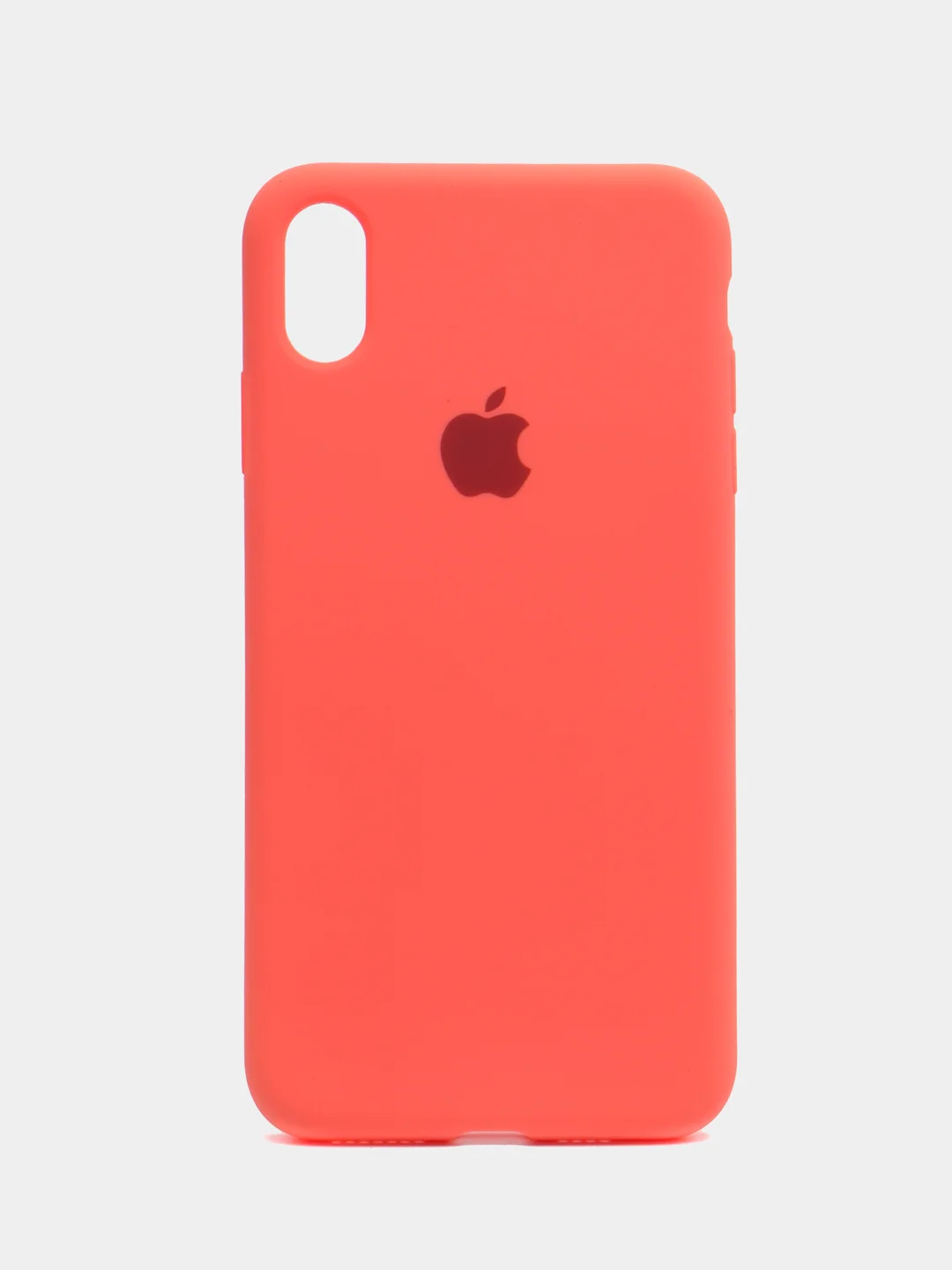 Кораллово-розовый чехол для iPhone XS Max, Silicone Case
