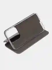 Серый чехол-книжка для Tecno Spark 10 / 10C (Техно Спарк 10 / 10С)