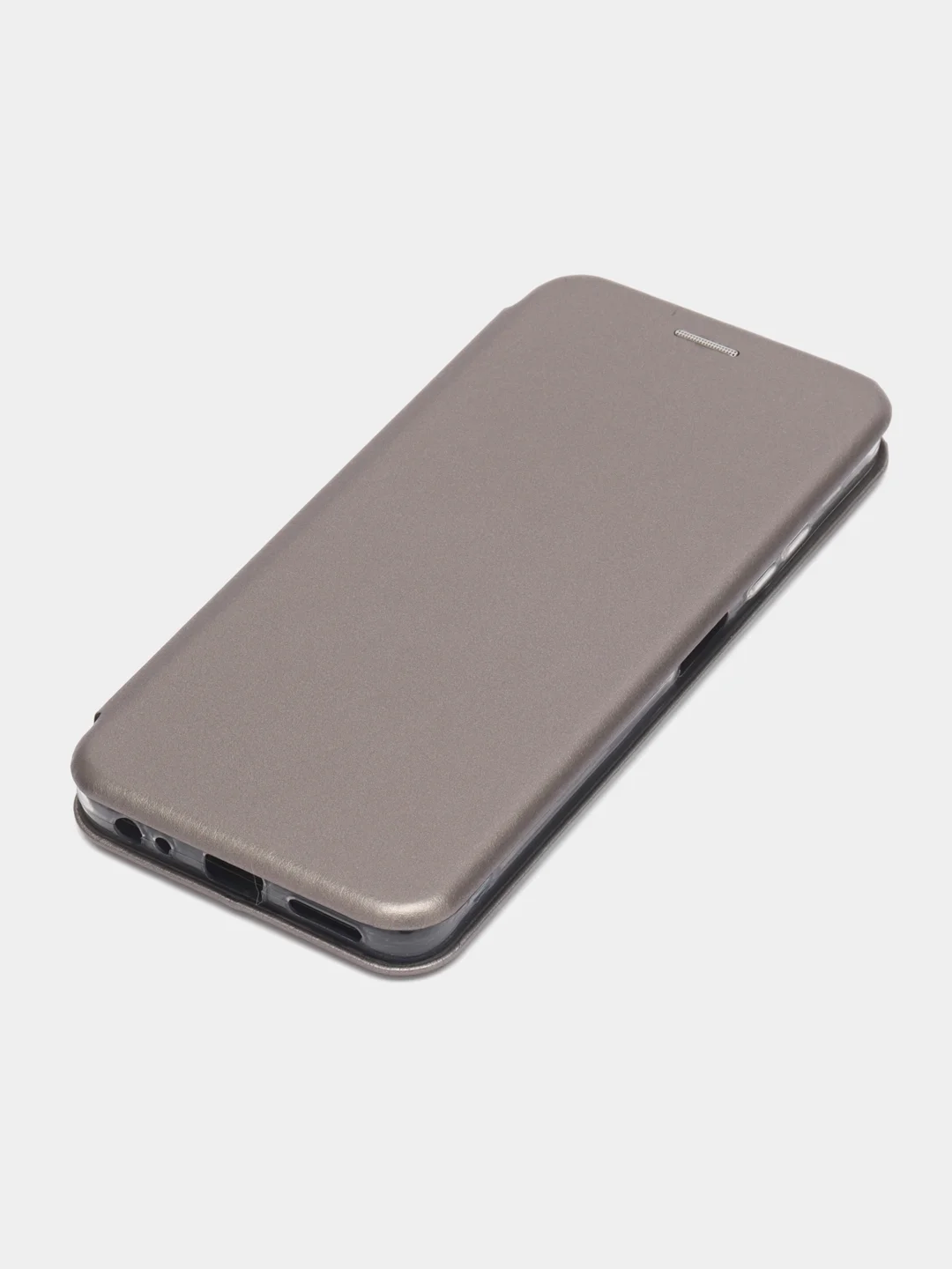 Серый чехол-книжка для Tecno Spark 10 / 10C (Техно Спарк 10 / 10С)