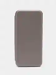 Серый чехол-книжка для Tecno Spark 10 / 10C (Техно Спарк 10 / 10С)