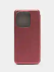 Багровый чехол-книжка для Tecno Spark 10 Pro (Техно Спарк 10 Про)