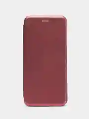 Багровый чехол-книжка для Tecno Spark 10 Pro (Техно Спарк 10 Про)