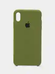 Зеленый чехол для iPhone XS Max, Silicone Case
