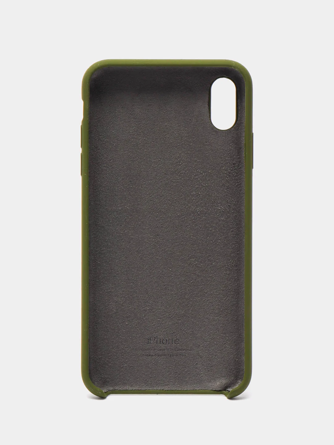 Зеленый чехол для iPhone XS Max, Silicone Case