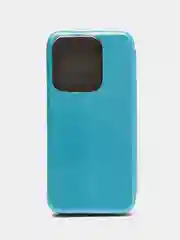 Голубой чехол-книжка для Tecno Spark 10 / 10C (Техно Спарк 10 / 10С)