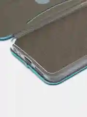 Голубой чехол-книжка для Tecno Spark 10 / 10C (Техно Спарк 10 / 10С)
