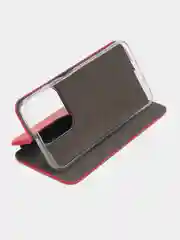 Красный чехол-книжка для Tecno Spark 10 / 10C (Техно Спарк 10 / 10С)
