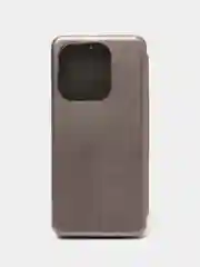 Серый чехол-книжка для Tecno Spark 10 Pro (Техно Спарк 10 Про)