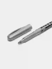 Маркер для рисования, скетчинга, декорирования, серебряный, Centropen, круглый, 150321