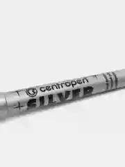 Маркер для рисования, скетчинга, декорирования, серебряный, Centropen, круглый, 150321