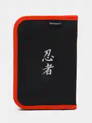 Пенал школьный для ручек, карандашей Brauberg, 1 отделение, 2 планки, Ninja, 270313