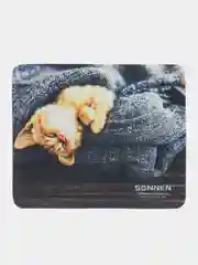 Коврик компьютерный игровой для мыши, компьютера Sonnen Kitten, 220х180х3 мм, 513313