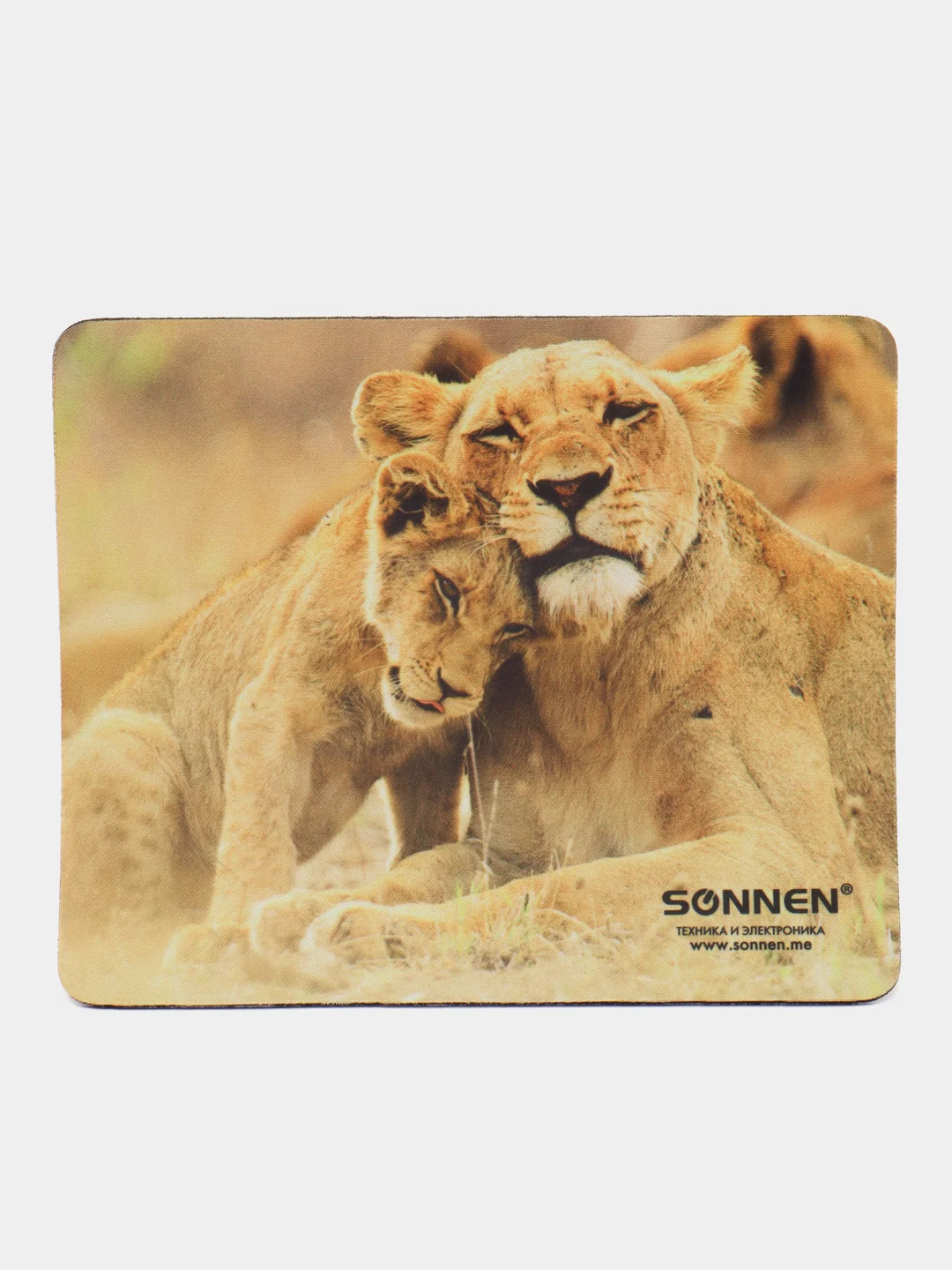 Коврик компьютерный игровой для мыши, компьютера Sonnen Lions, 220х180х3 мм, 513310