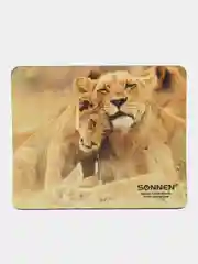 Коврик компьютерный игровой для мыши, компьютера Sonnen Lions, 220х180х3 мм, 513310