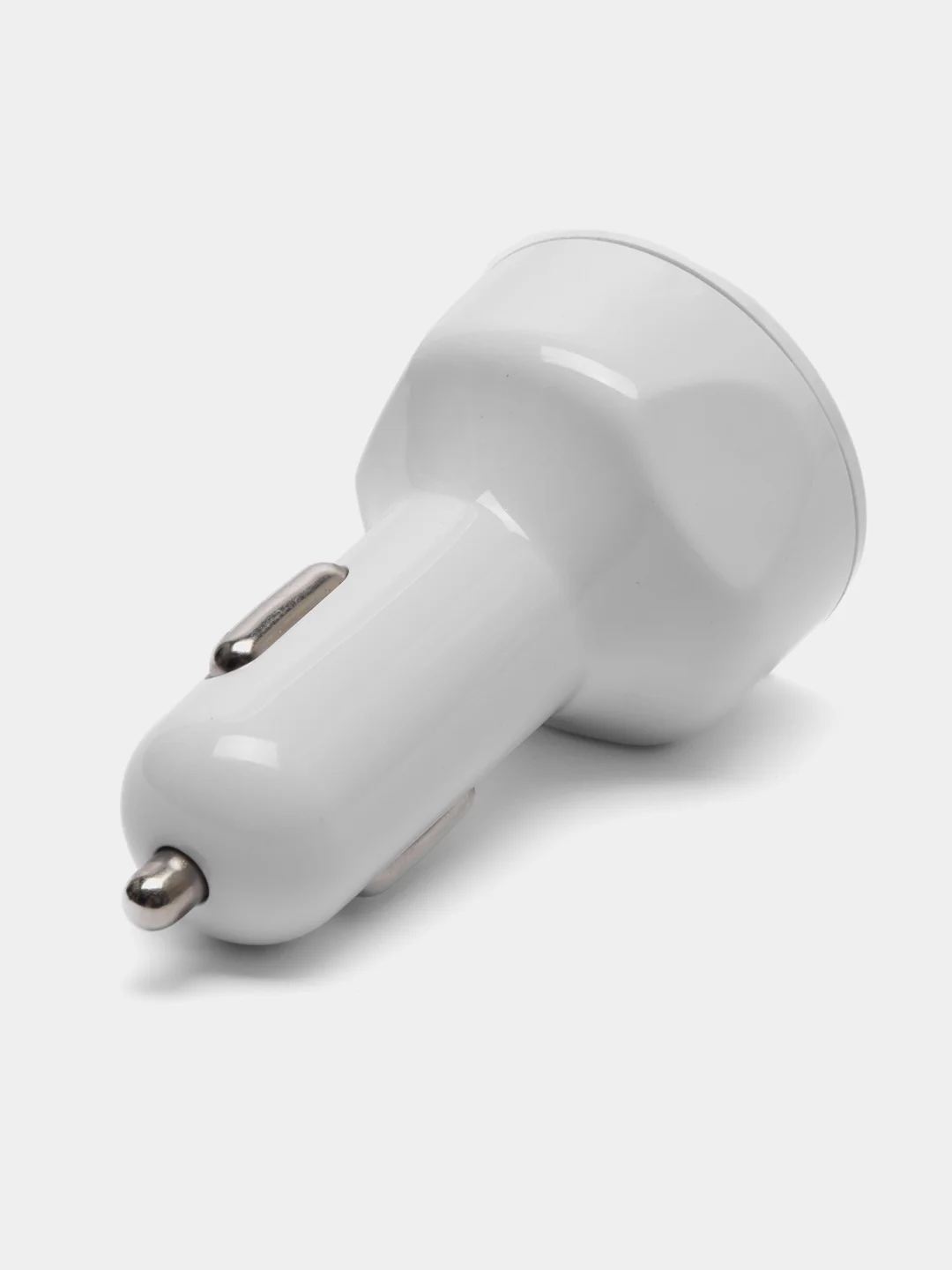 Белый автомобильная зарядка для телефона, с 4 USB портами и быстрой зарядкой 3.0