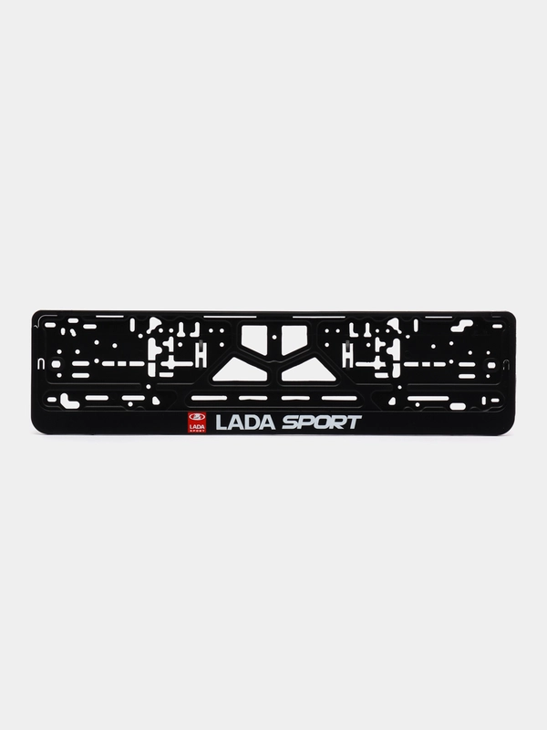 Рамка номерная LADA-SPORT. Рамка гос. номера. Рамка номерного знака автомобиля ЛАДА-Спорт