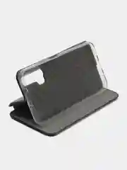Темно-синий чехол-книжка на Huawei Honor 20 Pro, Хуавей Хонор 20 Про