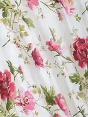 Вишнёвый комплект штор для кухни с подхватами Altali, хлопок, короткие 2 шт, 138 x 180 см каждая