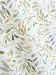 Зелёный хаки комплект штор для кухни с подхватами Altali, хлопок, короткие 2 шт, 138 x 180 см каждая