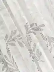 Серый металлик тюль для комнаты, для интерьера, кухни, гостиной / под лён / 300х270 см / дом, дача