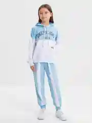 Голубой костюм спортивный