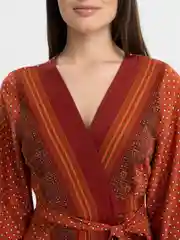 Рыжий домашний халат
