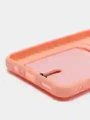 Конфетный чехол для Huawei Honor X7a (Хуавей Хонор Х7а) силиконовый, с карманом для карты
