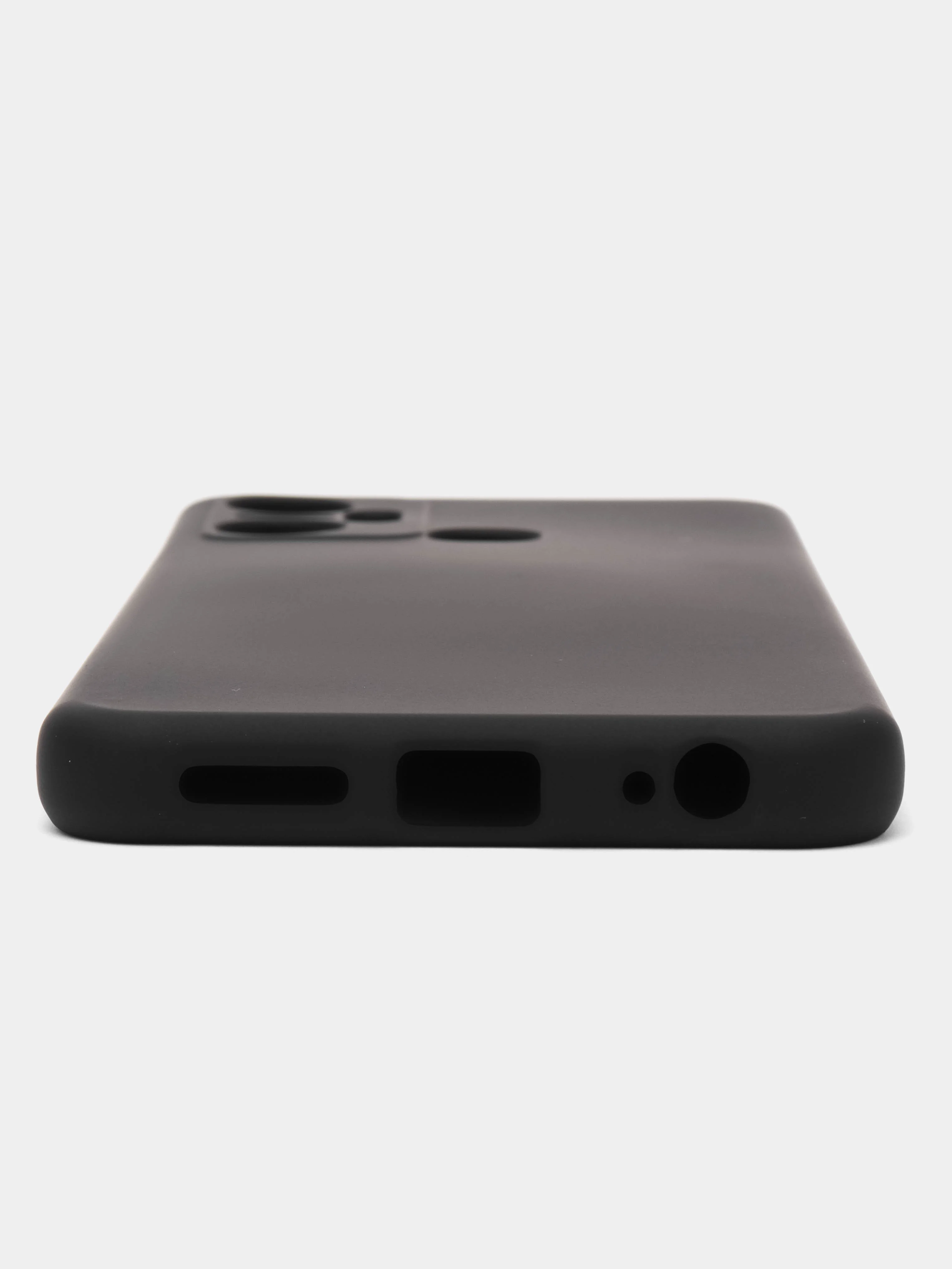 Черный чехол силиконовый для Infinix Smart 6 Plus (Инфиникс Смарт 6 Плюс Silicone Cover)