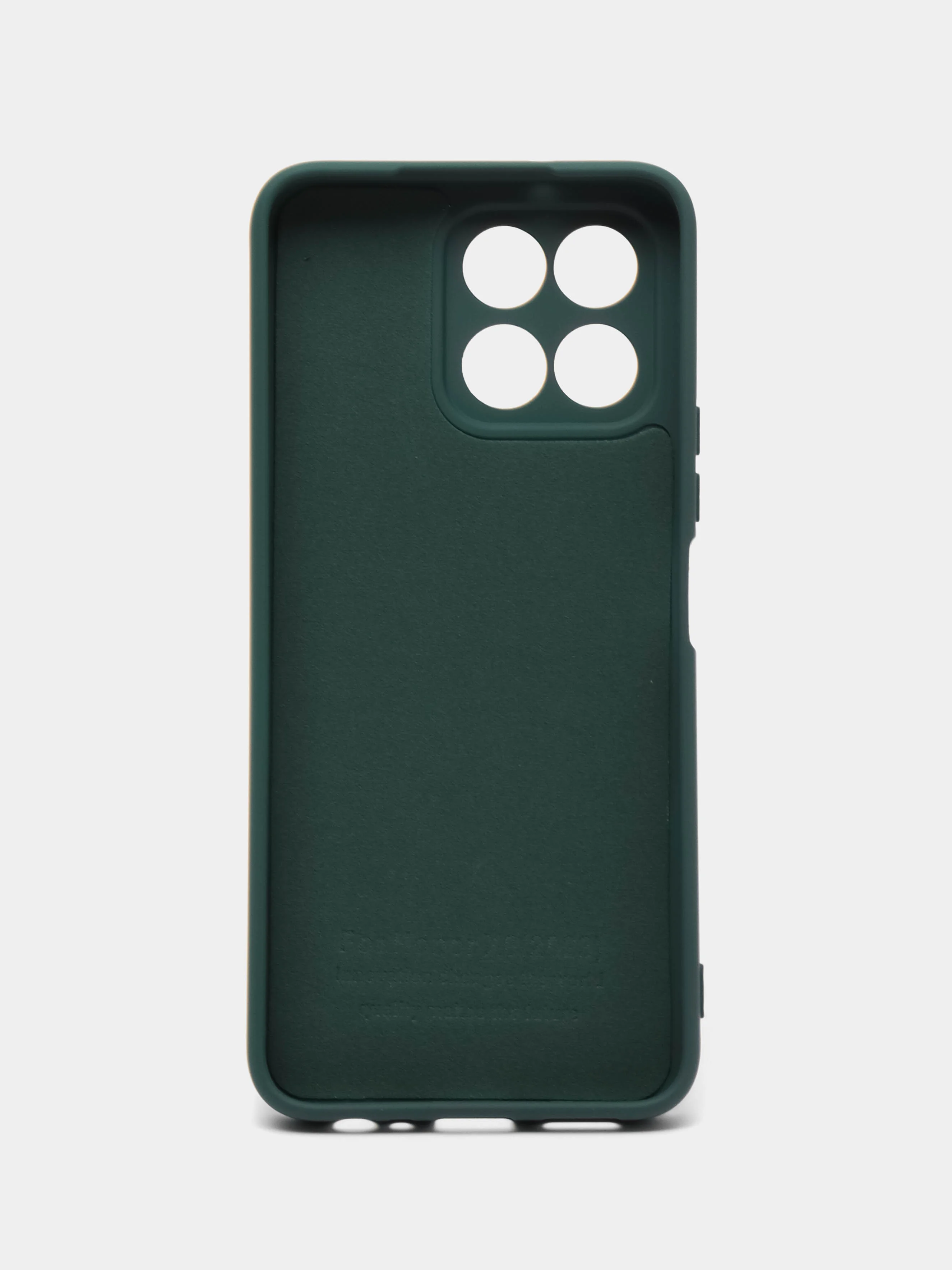 Тёмно-зелёный чехол силиконовый для Honor X6, Honor X8 5G / Хонор Х6, Х8 5Г Silicone Cover
