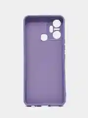 Лавандовый чехол силиконовый для Infinix Smart 6 Plus (Инфиникс Смарт 6 Плюс Silicone Cover)