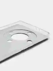 Хром силиконовый чехол на Honor X9A / Хонор X9A прозрачный, с рисунком, защита камеры