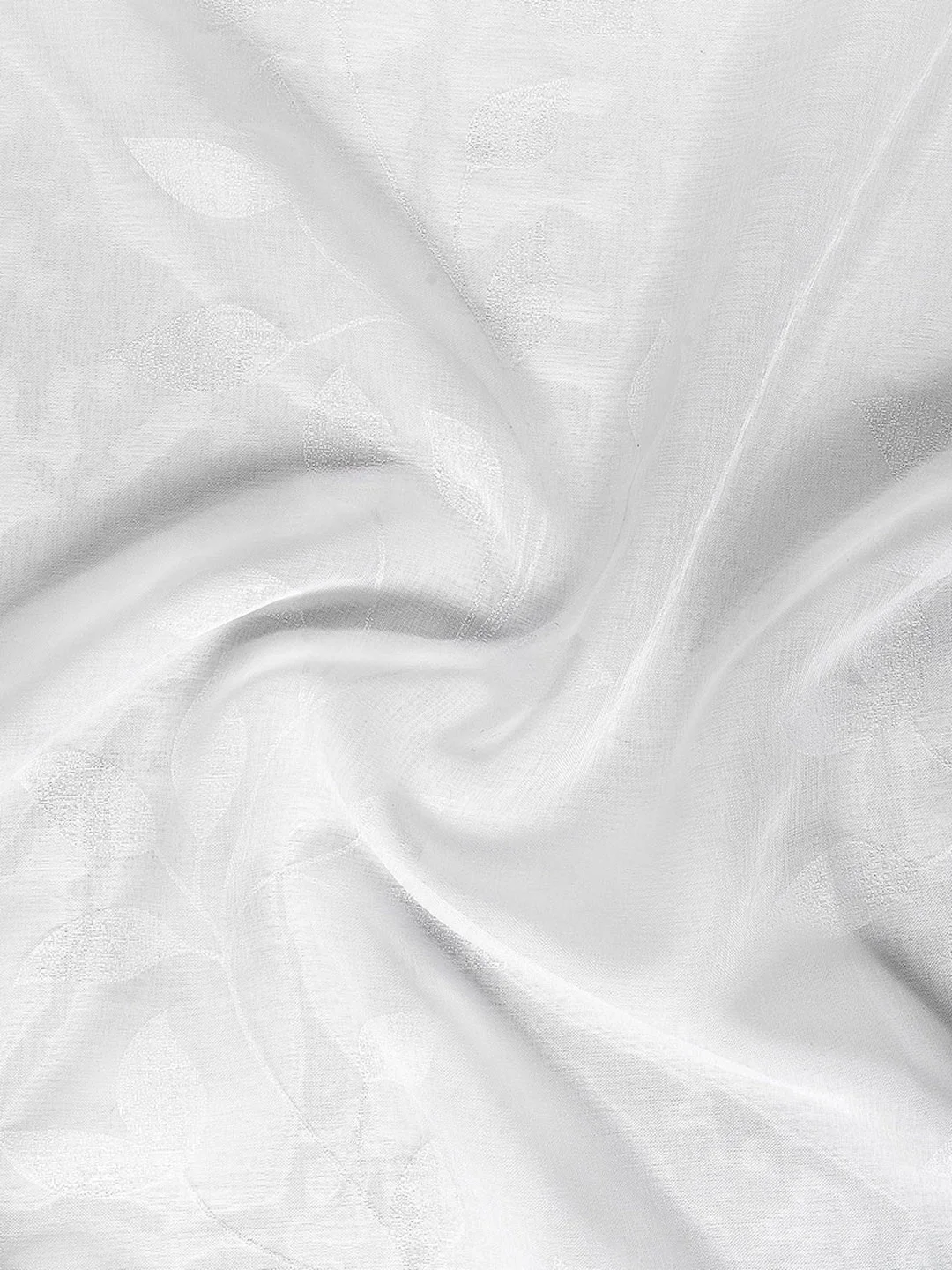 Белый тюль для комнаты, для интерьера, кухни, гостиной / под лён / 200 х 270 см / дом, дача