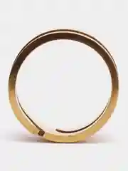 Золотой кольцо стальное