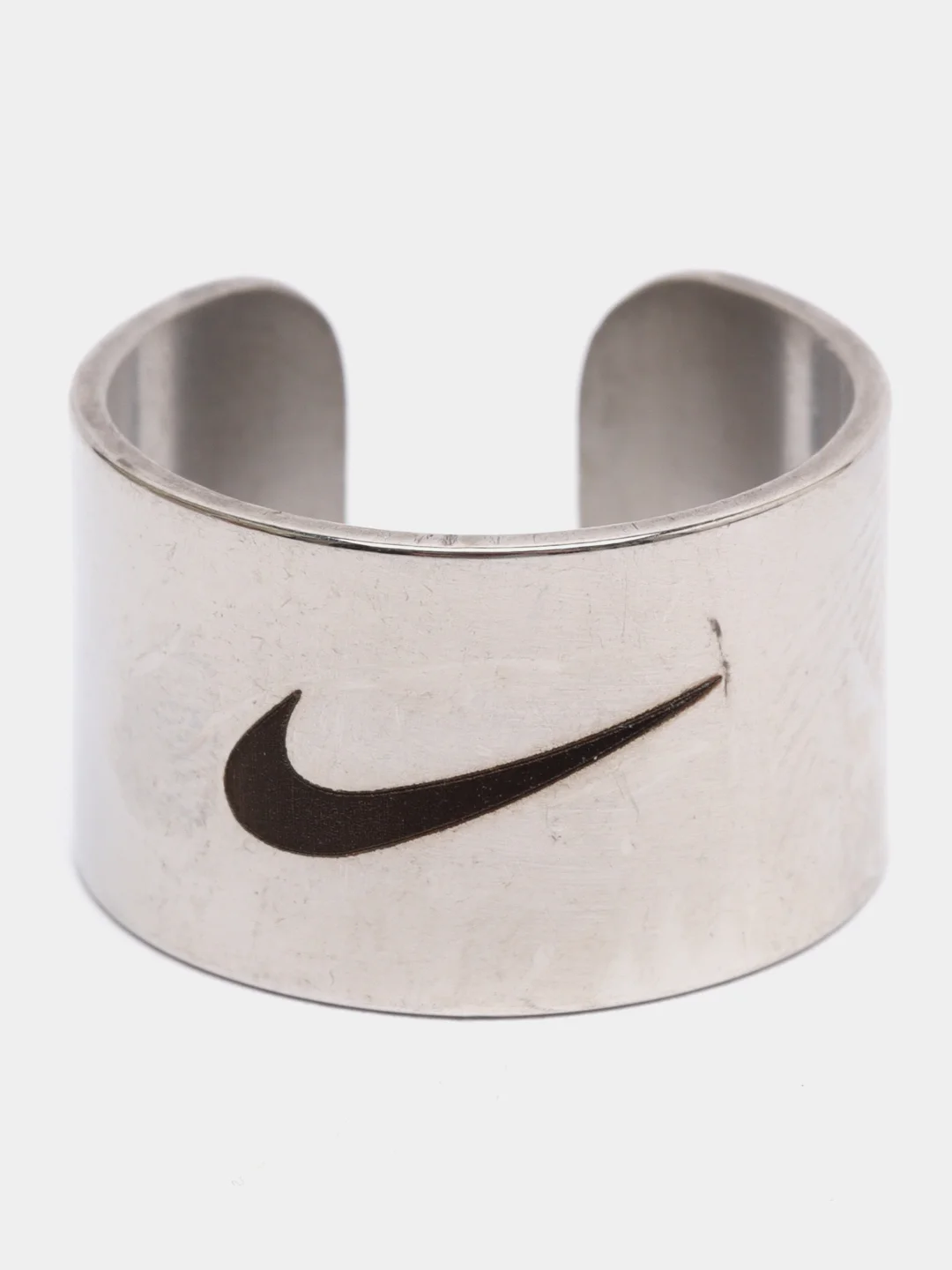 Серебряный кольцо с логотипом "Nike", унисекс