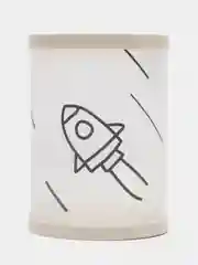 Белый стакан для ручек и карандашей/органайзер/канцелярский/подставка/космос