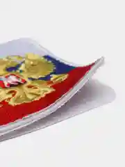 Багровый шеврон с липучкой, патч, нашивка тактическая для крепления к одежде, сумке, кепке, рюкзаку