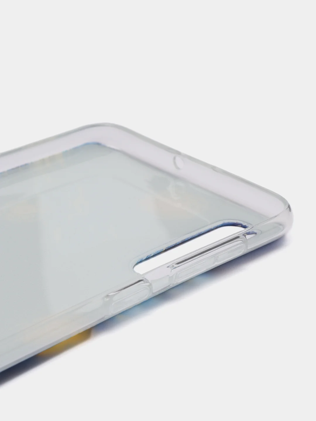 Лимонный силиконовый чехол на Samsung Galaxy A50/A30s / Самсунг А50/А30s прозрачный, с рисунком