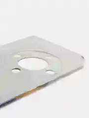 Синий силиконовый чехол на Honor X9A / Хонор X9A прозрачный, с рисунком, защита камеры
