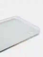 Небесно-голубой силиконовый чехол на Xiaomi Redmi 9A / Сяоми Редми 9А прозрачный с рисунком, защита камеры