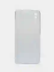Небесно-голубой силиконовый чехол на Xiaomi Redmi 9A / Сяоми Редми 9А прозрачный с рисунком, защита камеры