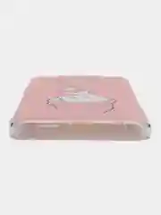 Пастельно-коралловый силиконовый чехол на Xiaomi Poco X3/X3 Pro / Сяоми Poco X3/Х3 Про прозрачный, с рисунком