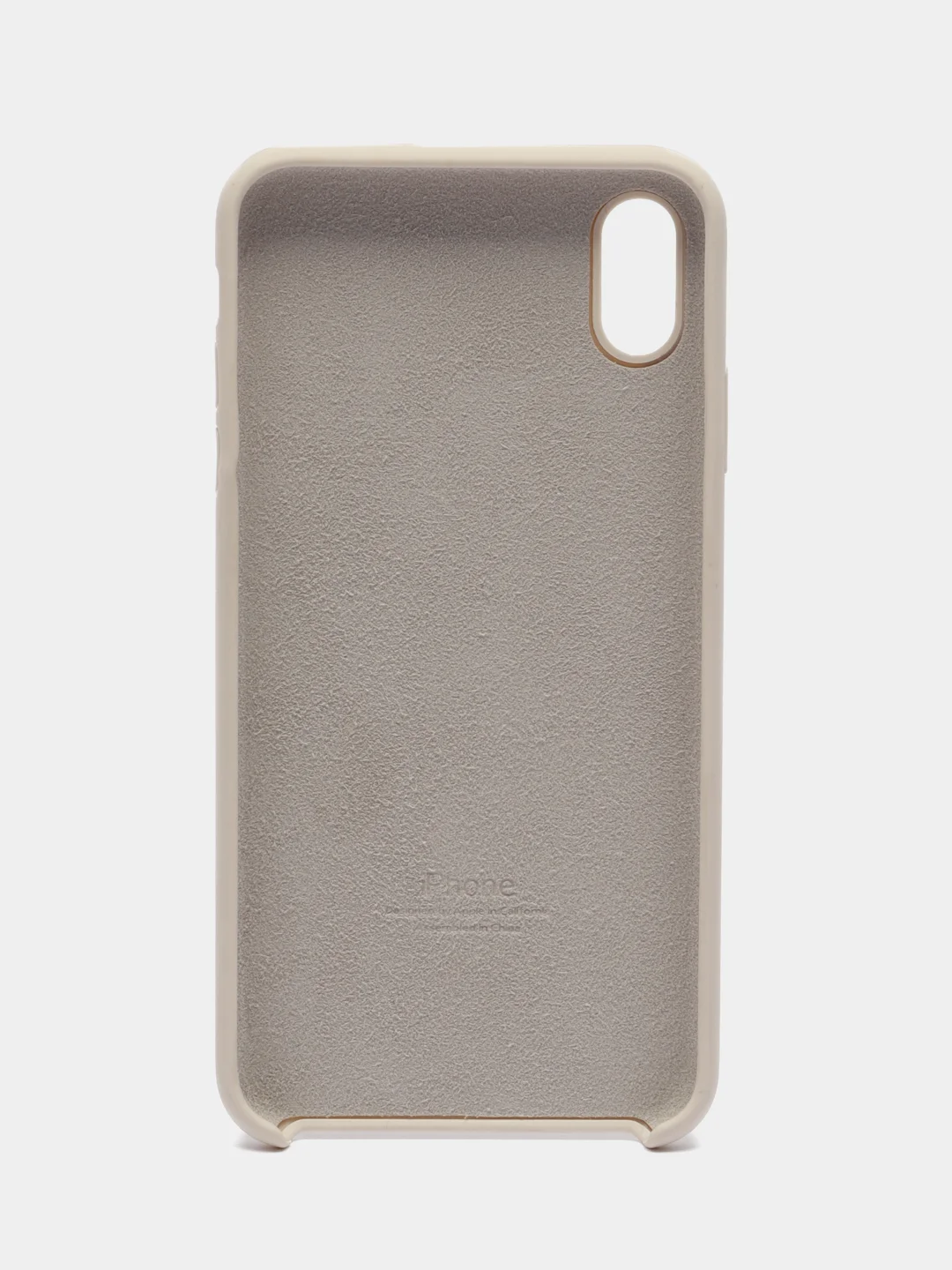 Молочный чехол для iPhone XS Max, Silicone Case